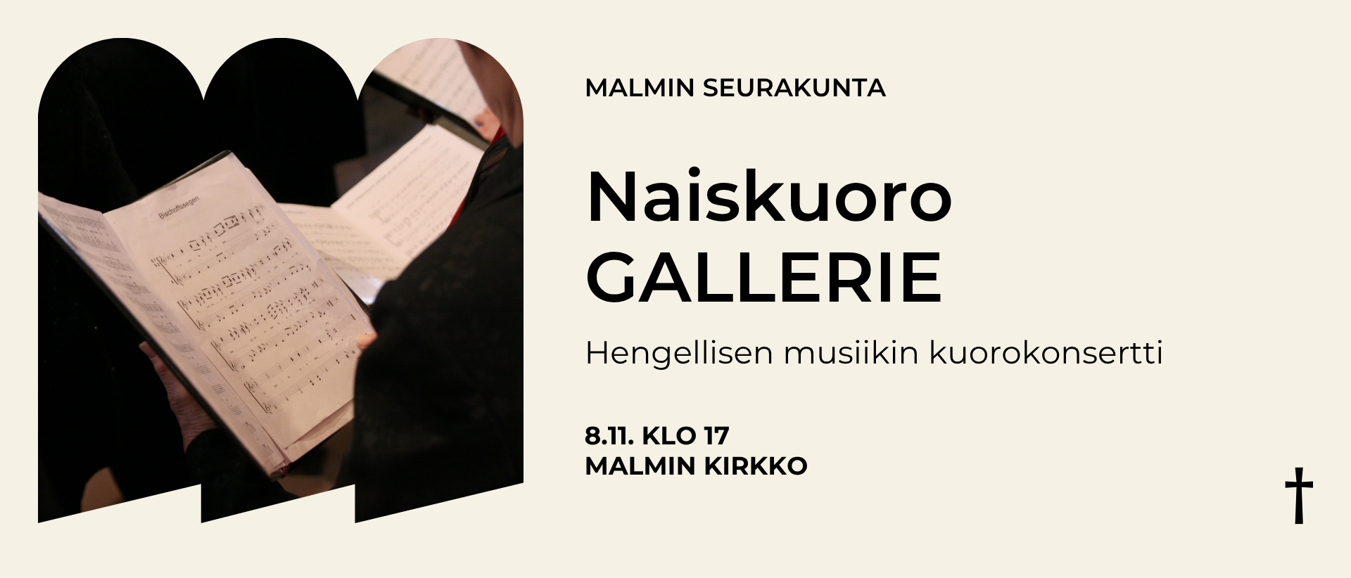 Hengellisen musiikin kuorokonsertti: Gallerie-kuoro